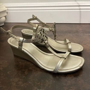 Tory Burch Gold Heels